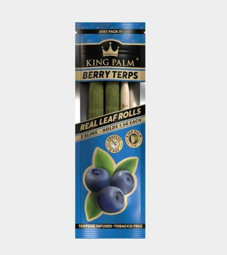 King Palm - Berry Terps Palm Leaf - 2 Pack - 2 Pack Blunt Wraps