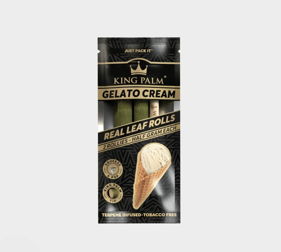 King Palm - Gelato Cream Palm Leaf Wrap - 2 Pack - 2 Pack Blunt Wraps