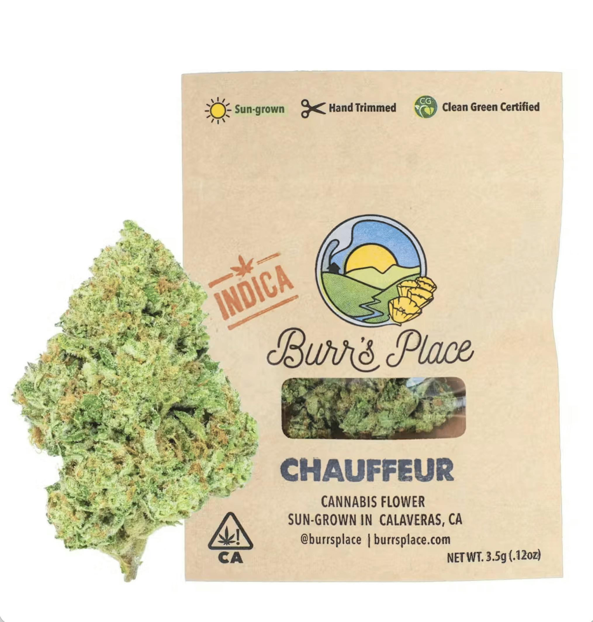 Burr's Place Organics - Sugar Pine OG - 3.5g Bigs - 3.5g - Indica