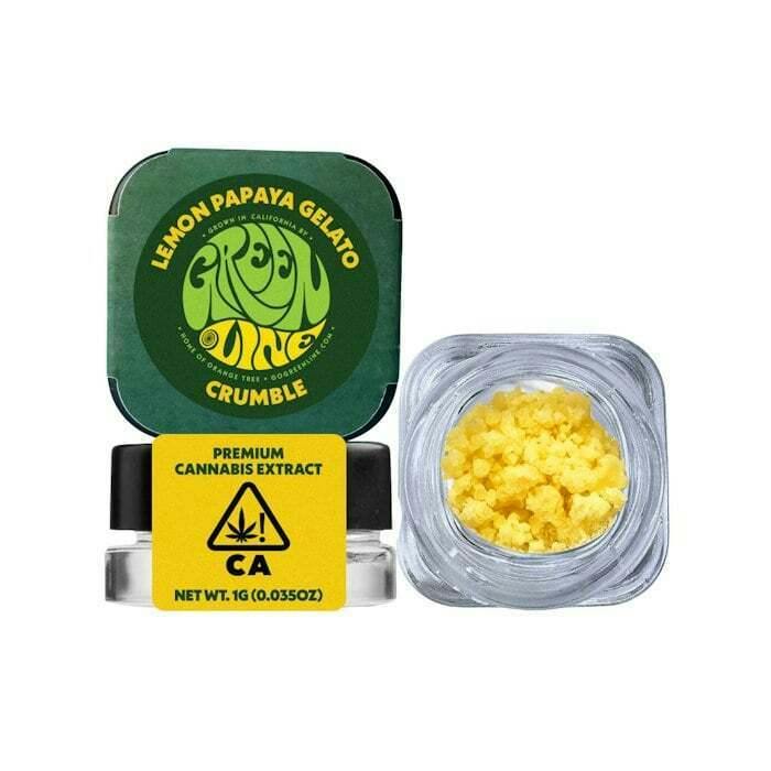 Greenline - Lemon Papaya Gelato - 1g Crumble - 1g Crumble - Hybrid