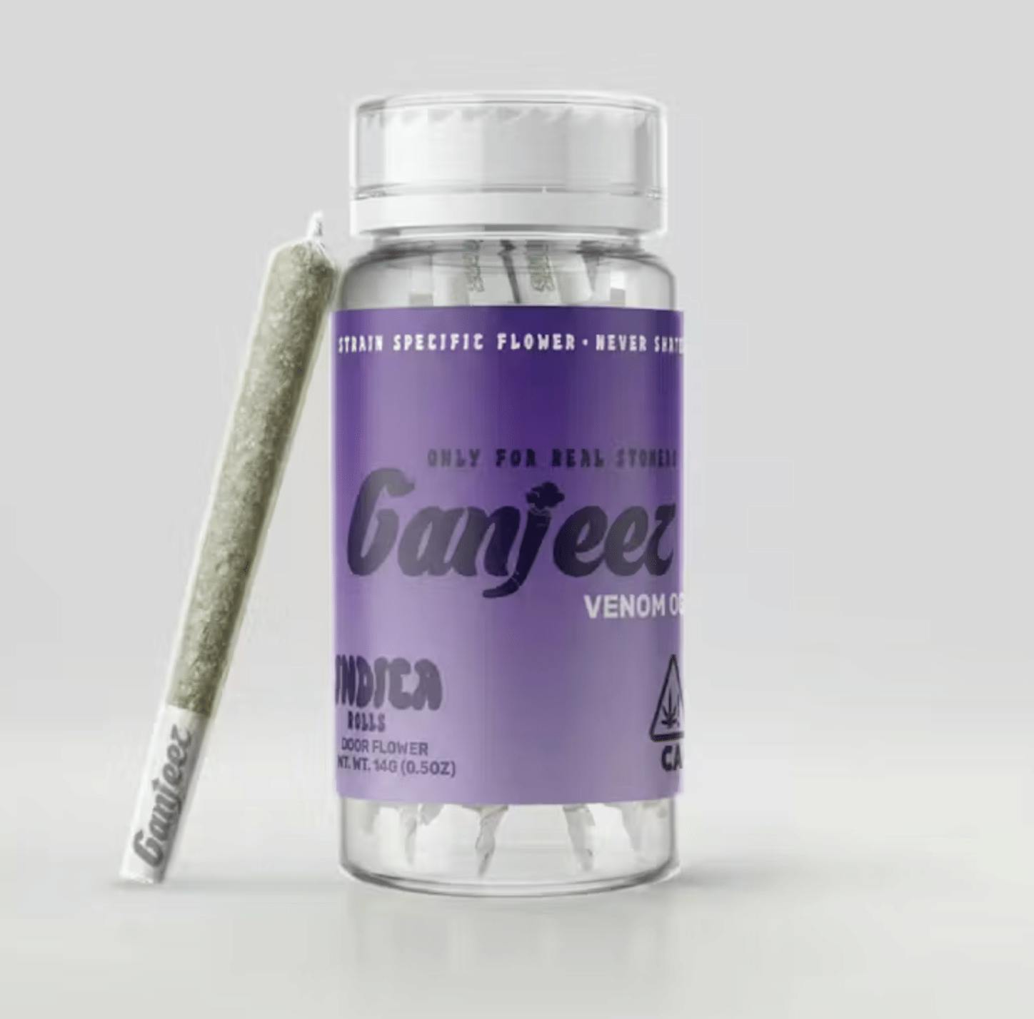 Ganjeez - Venom OG - .5g Prerolls(14pk) - PR Pack - Indica
