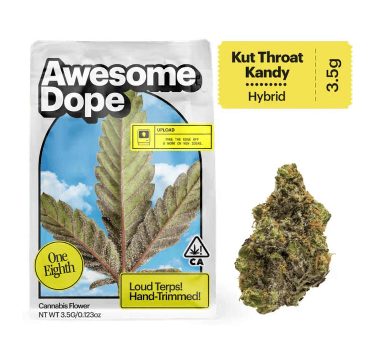Awesome Dope - Kut Throat Kandy - 3.5g - 3.5g - Hybrid