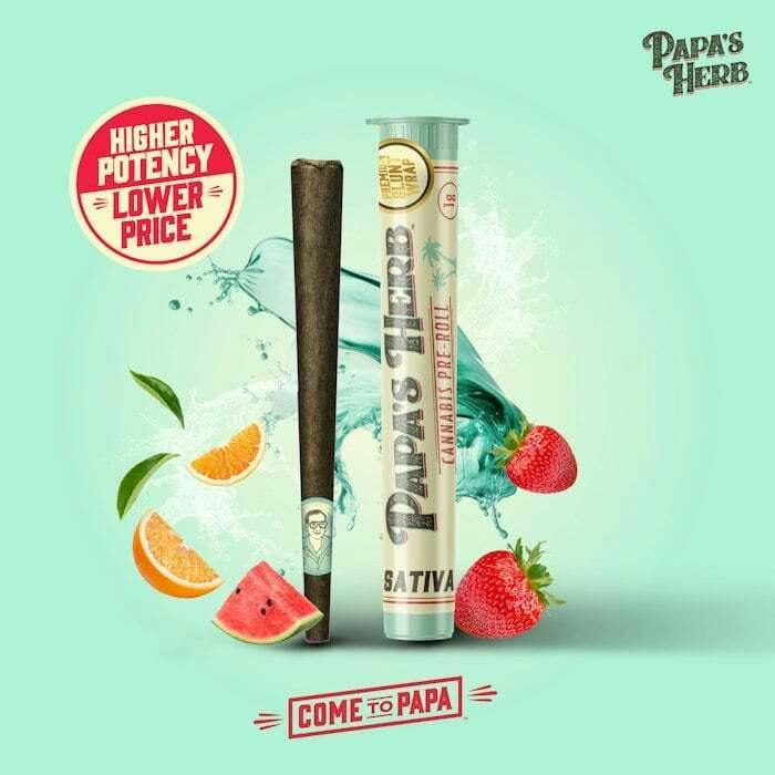 Papa's Herb - ***Green Crack - 1g Blunt - 1g Blunt - Sativa