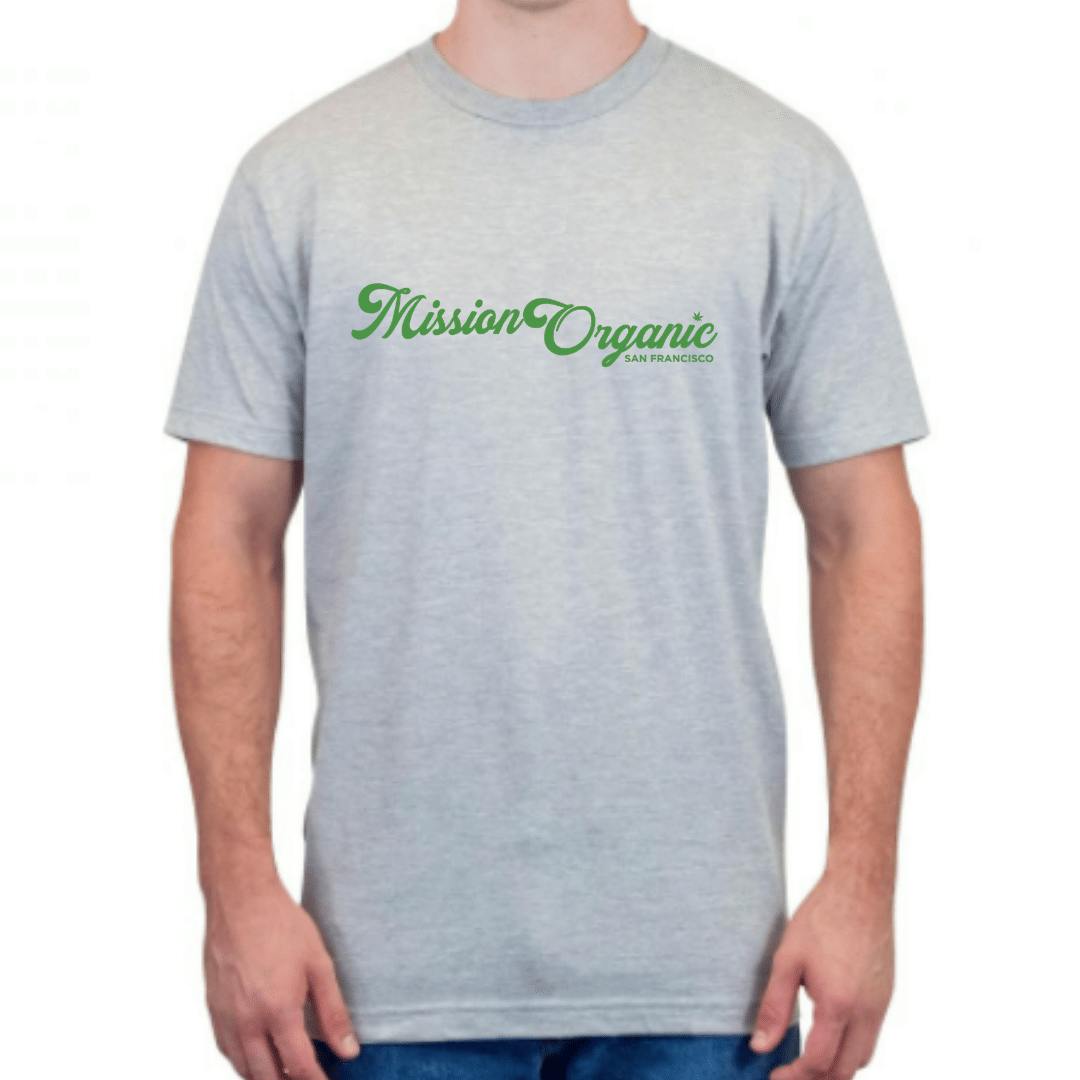 Mission Organic Inc. - Men's Grey Logo T-Shirt - 3X-Large