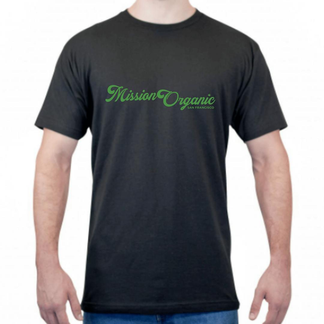 Mission Organic Inc. - Men's Black Logo T-Shirt - 3X-Large