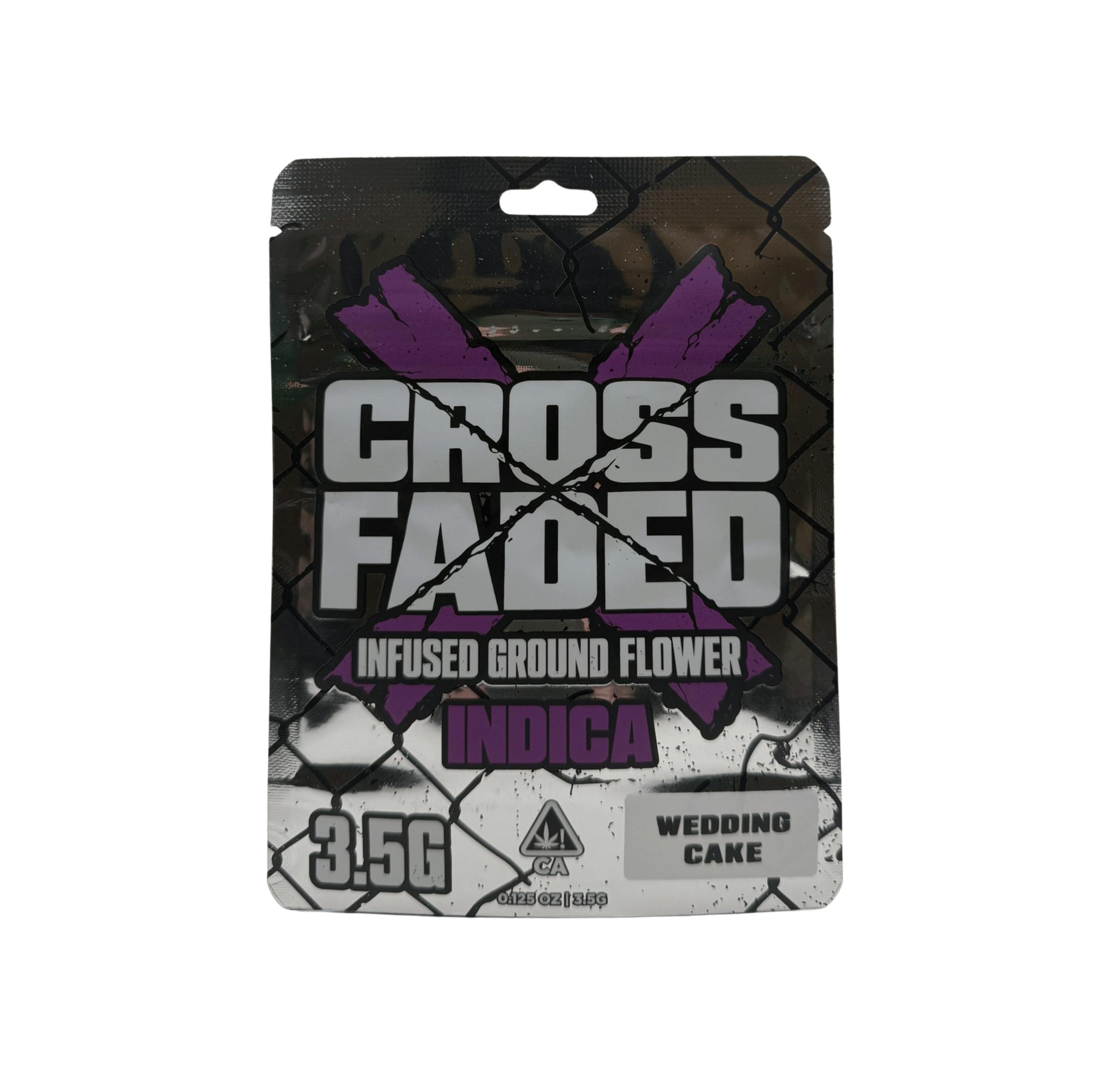 Cross Faded - Wedding Cake - 3.5g Infused Pre Ground - Infused PG - 3.5