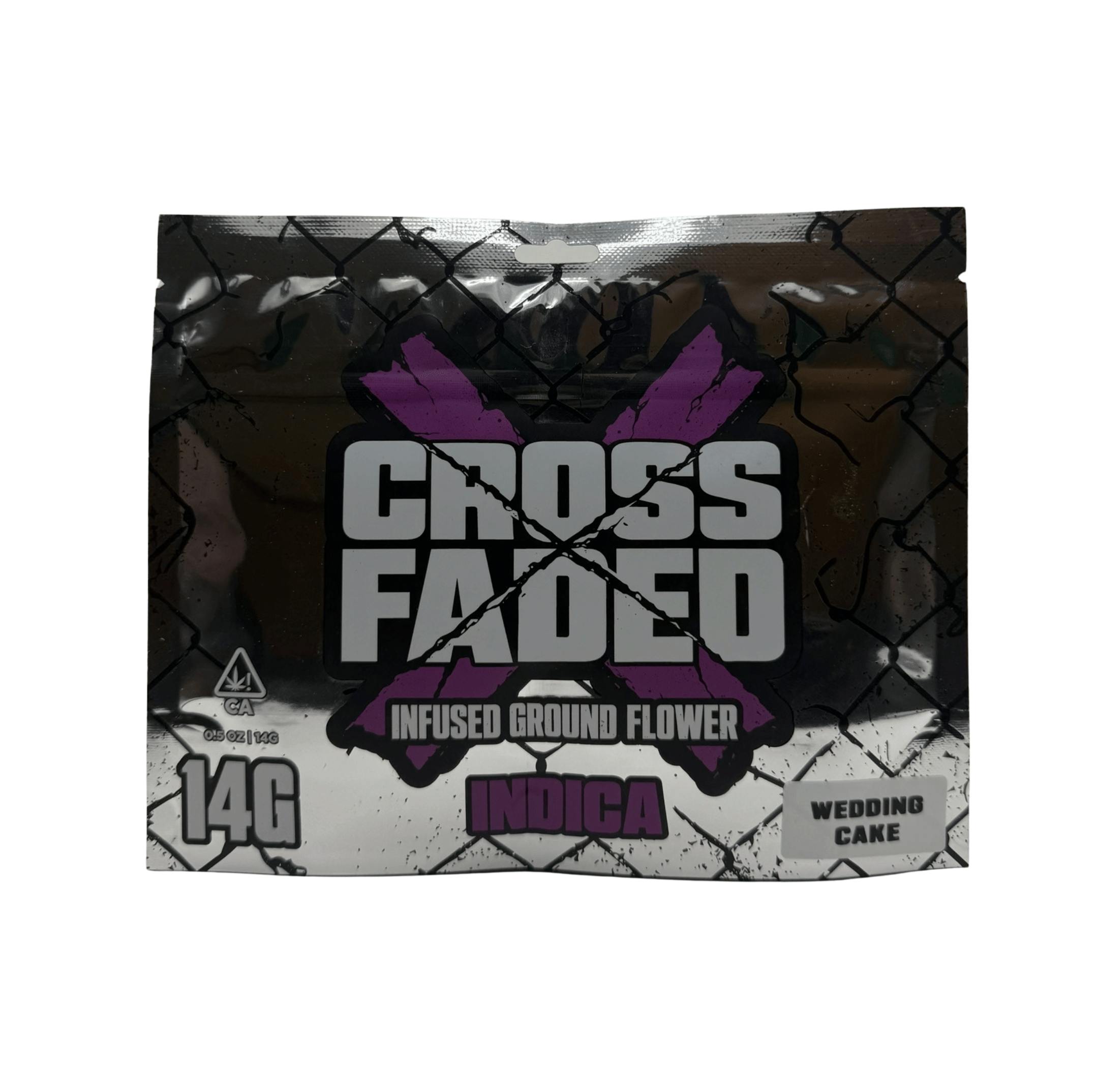 Cross Faded - Wedding Cake - 14g Infused Pre Ground - Infused PG - 14 Indica