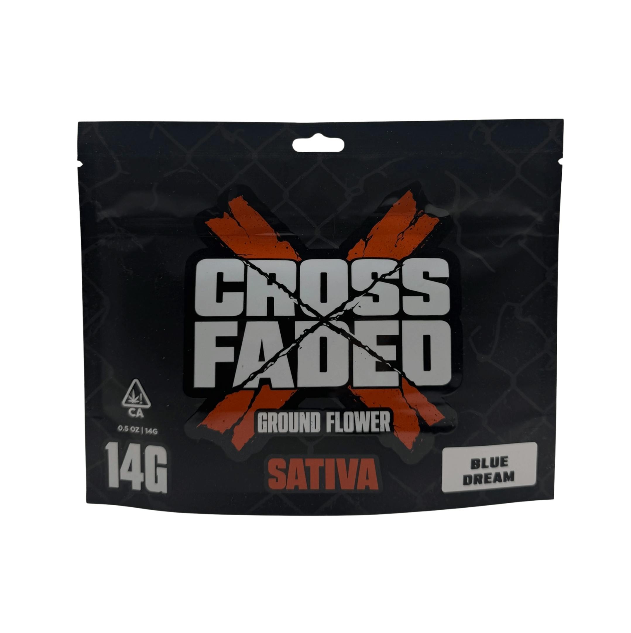 Cross Faded - Blue Dream - 14g Pre Ground - 14g PG - Sativa