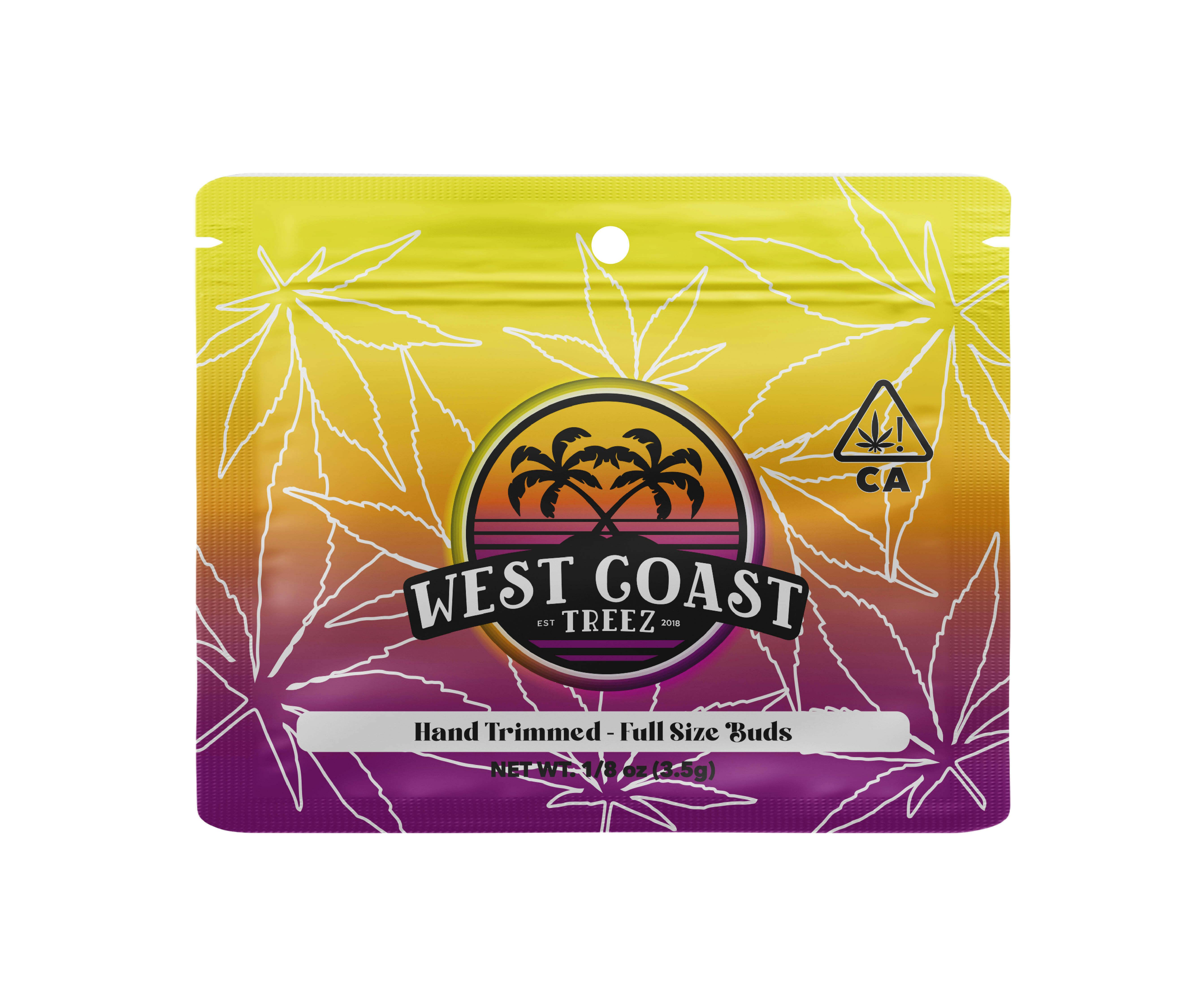 West Coast Treez - Pre-98 Bubba Kush - 3.5g Classic - 3.5g - Indica
