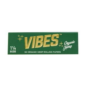 VIBES 1 1/4 ORGANIC HEMP ROLLING PAPERS