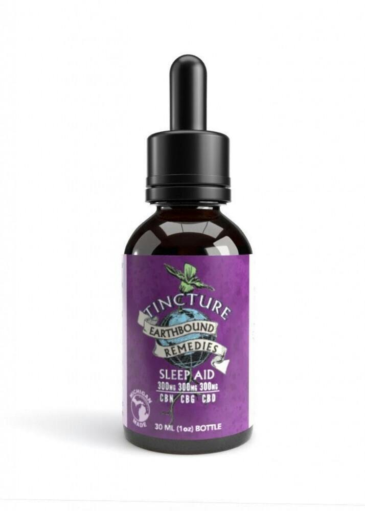 Earthbound | Sleep-Aid 300mg each CBN/CBG/CBD | Tincture