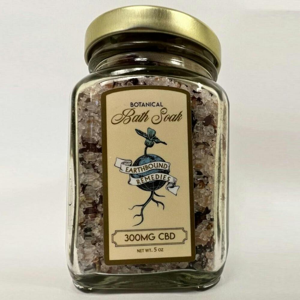 Earthbound | 300mg CBD Bath Soak | Orange and Hibiscus
