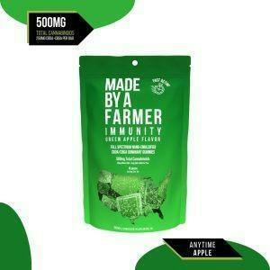 Immunity Green Apple CBDA/CBGA 250/250mg Gummies By Made By A Farmer