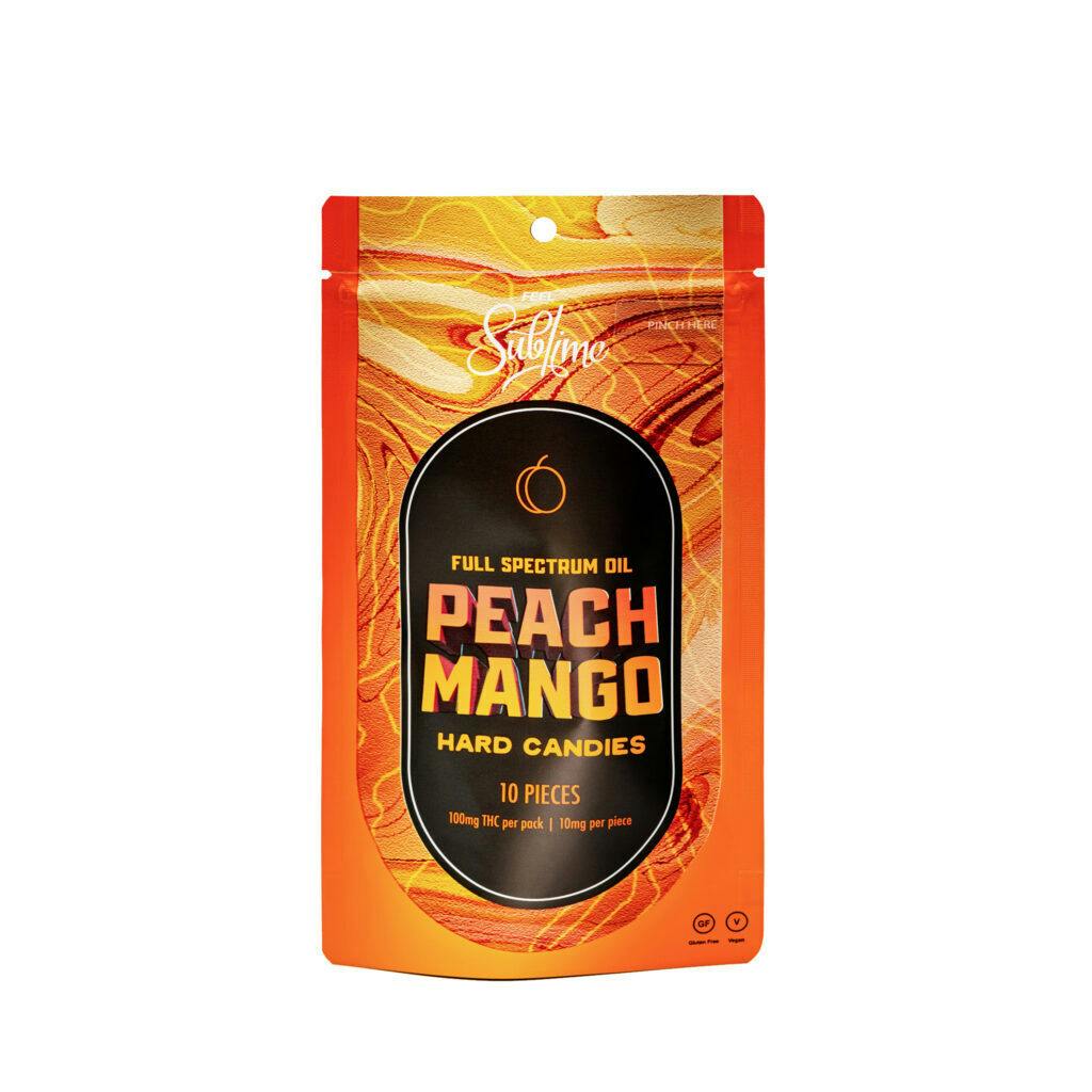 Peach Mango RSO Hard Candies 10pk