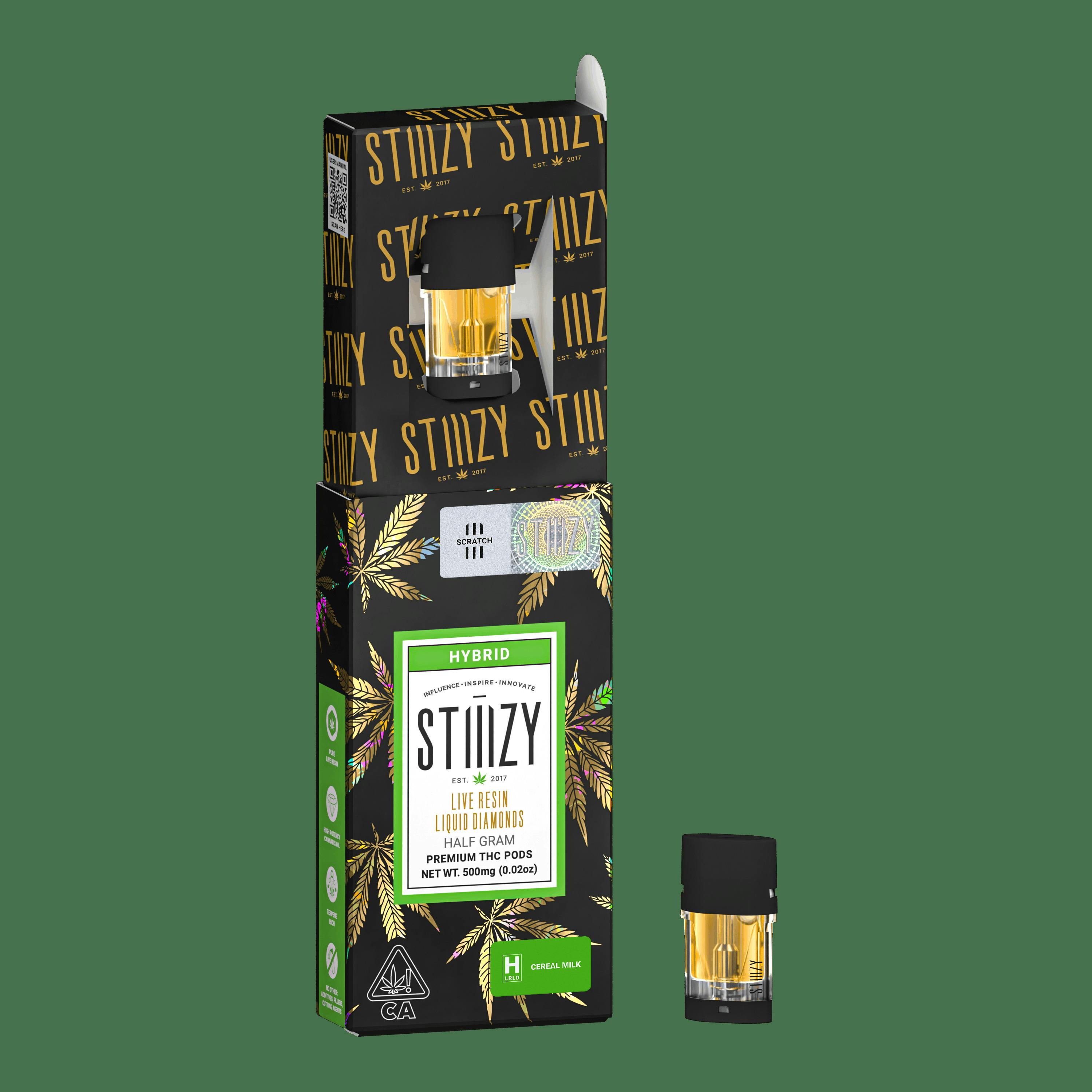 Vape Cartridge - CEREAL MILK .5G Live Resin Pod - STIIIZY