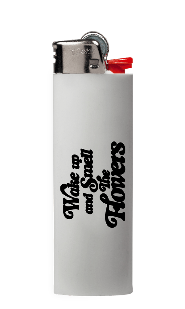 Flowery Lighter - "WUASTF" (White)