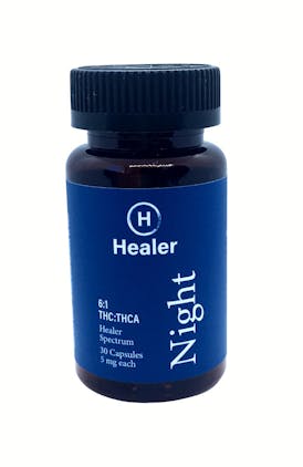 Healer Night 6:1 Capsules - 30 capsule package 5 mg each