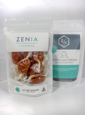 Zenia 10pk 100mg - Chocolate Caramels