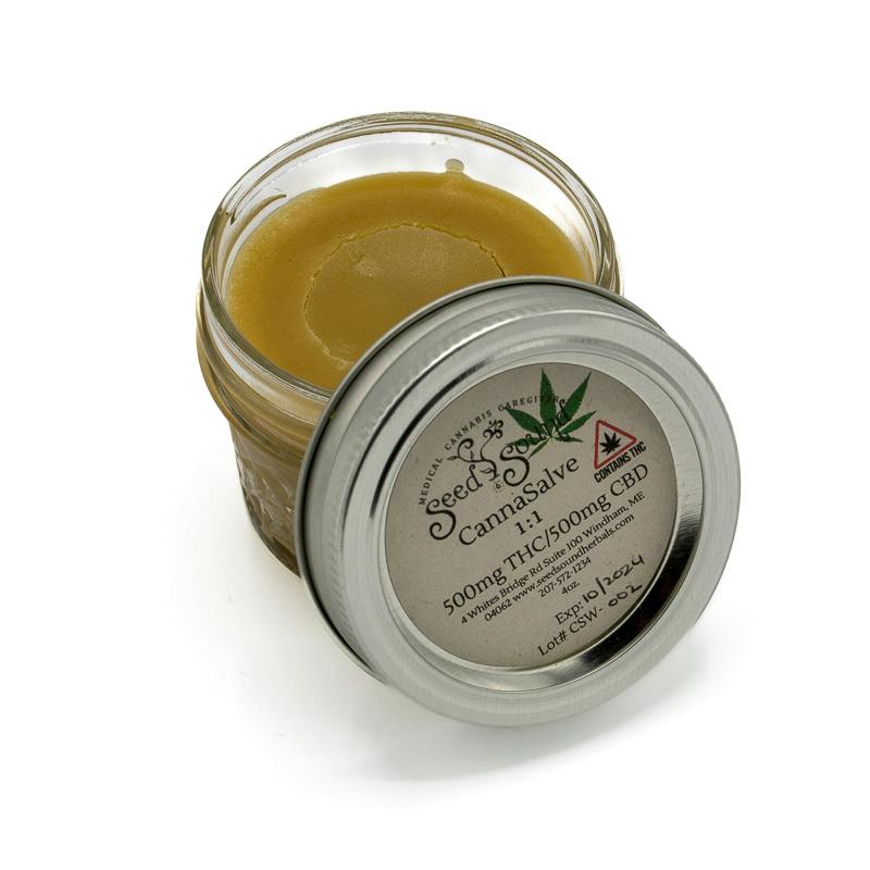 Seed Sound Canna Salve 500mg THC/500mg CBD