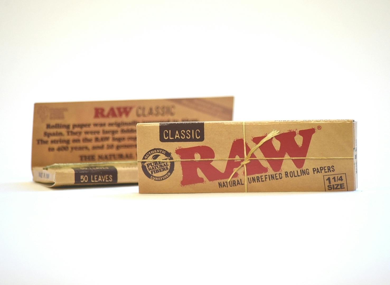 RAW Rolling Papers 1 1/4" at JAR Cannabis Co. Dispensary - Carrabassett (Sugarloaf)