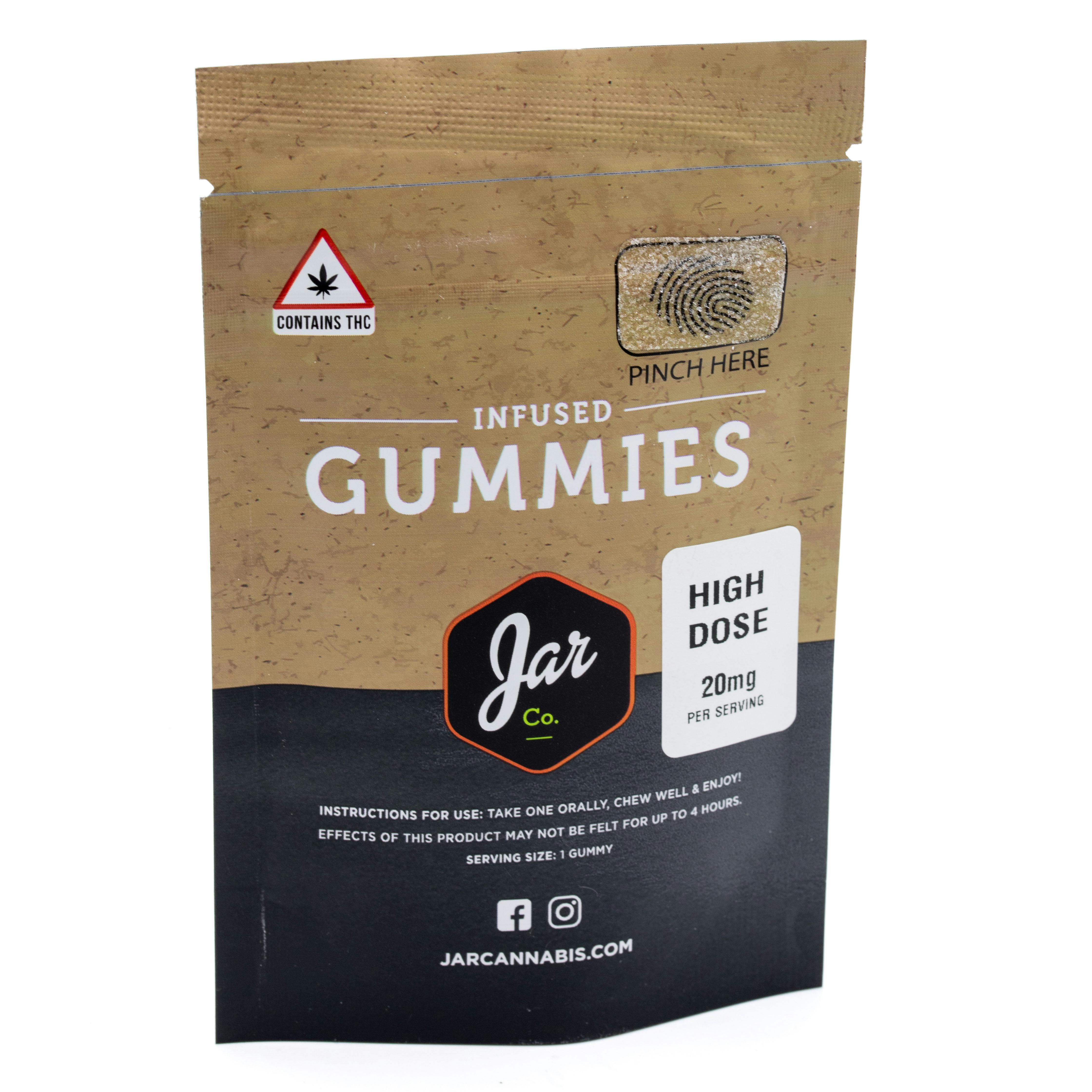 JAR Gummies Distillate - Apricot Melon 200mg 10mg/pk