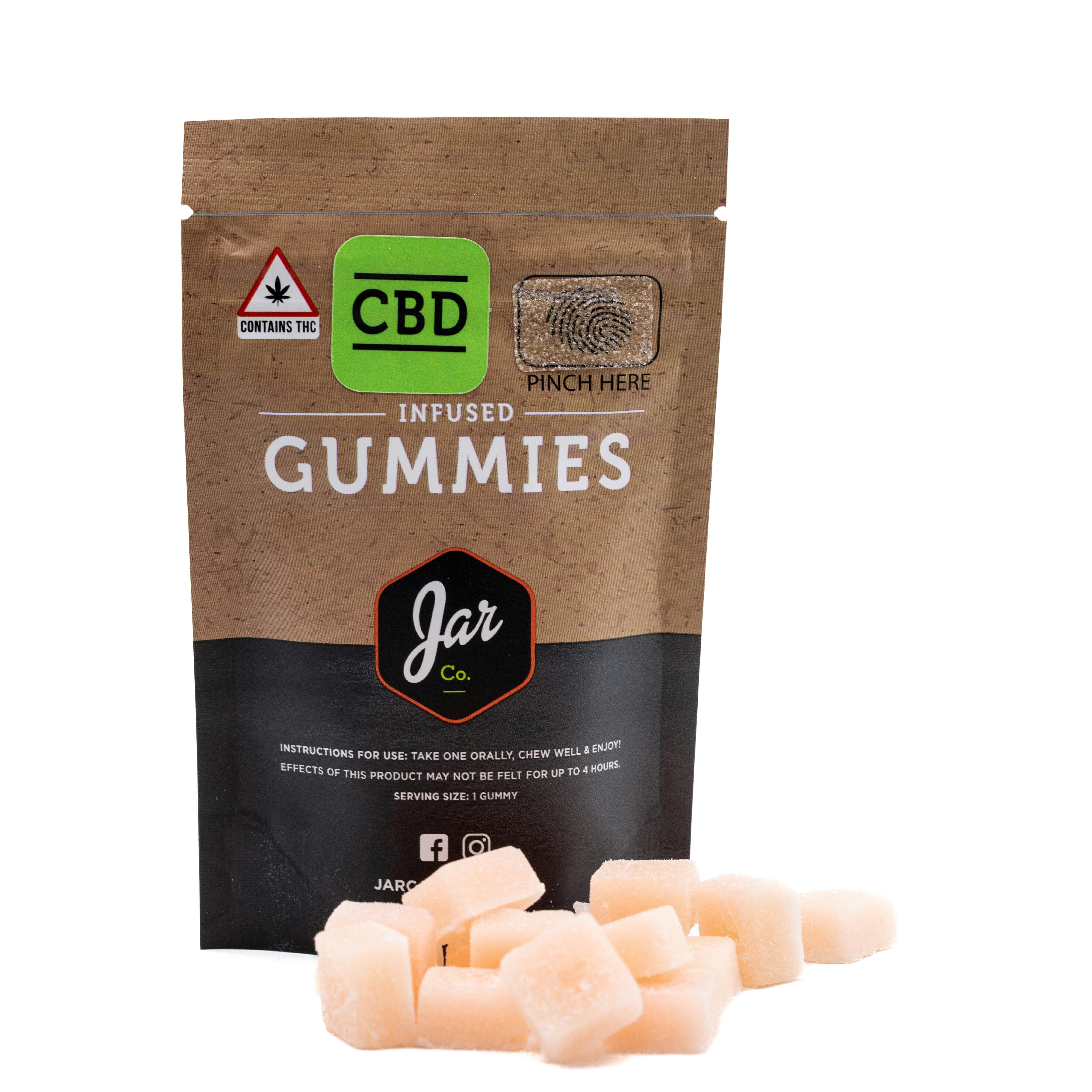 JAR Gummies CBD - Watermelon 300mg 15pk at JAR Cannabis Co. Dispensary - Carrabassett (Sugarloaf)