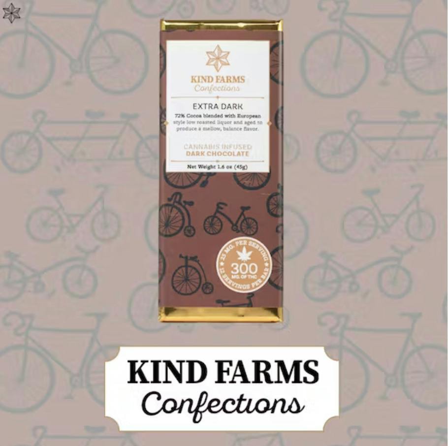 Kind Farms Peanut Butter Marshmallow Chocolate Bar 300mg THC