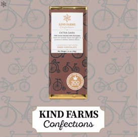 Kind Farms Extra Dark Chocolate Bar 300mg THC