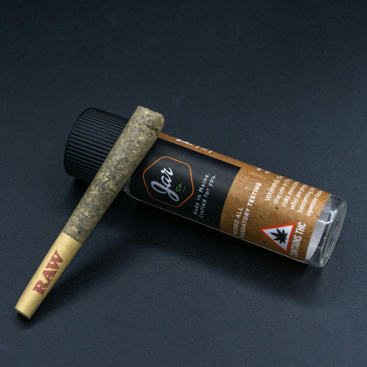 JAR Infused Bubble Hash Pre-Roll .5g - Crusher Claw at JAR Cannabis Co. Dispensary (Medical) - Windham