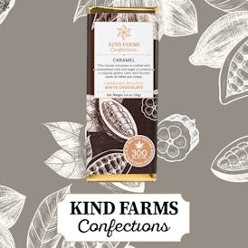 Kind Farms Salted Almond Chocolate Bar 300mg THC