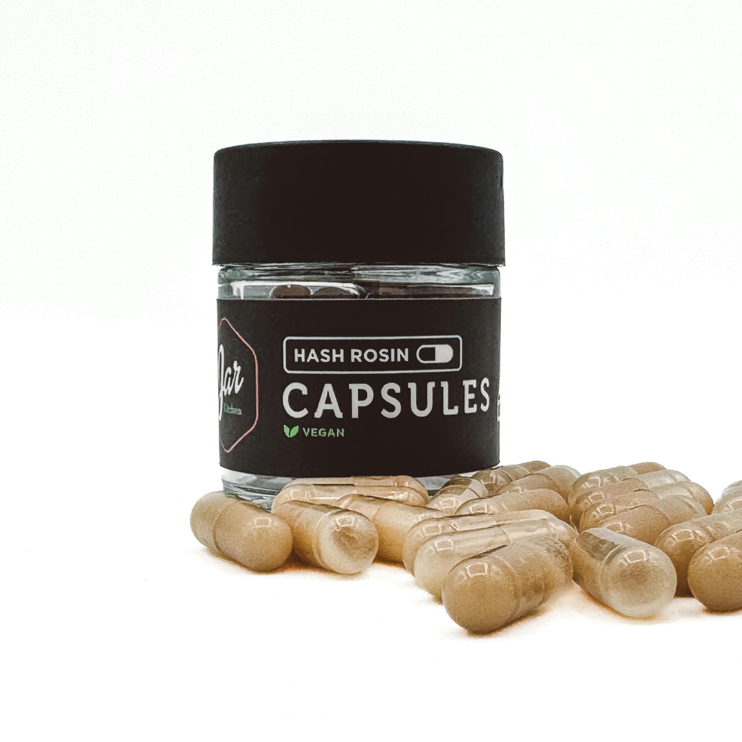 JAR Capsules Hash Rosin 200mg 10pc at JAR Cannabis Co. Dispensary (Medical) - Windham