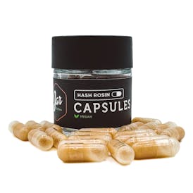 AU - JAR - Hash Rosin Capsules - 5mg/capsule (100mg/jar)