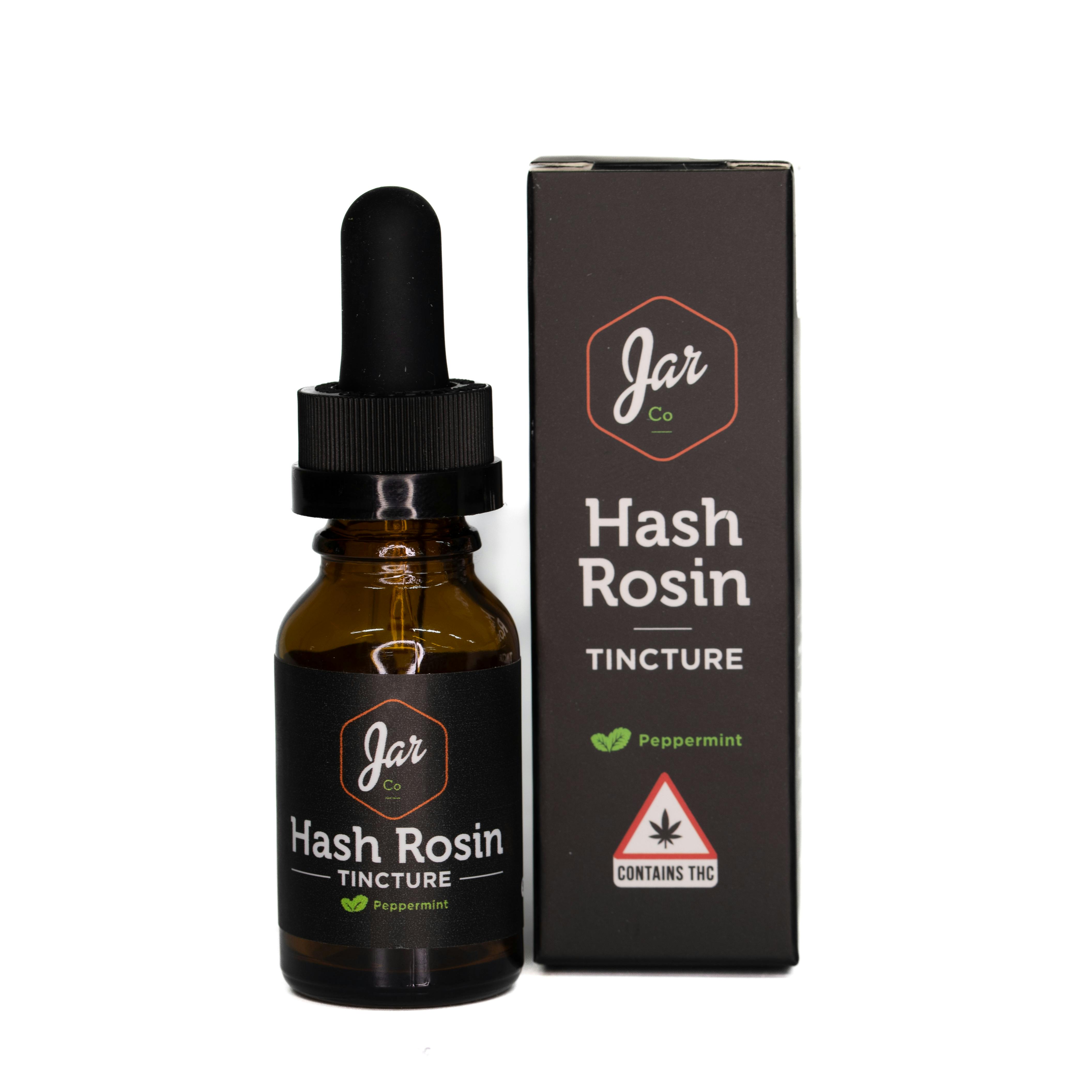 JAR - Hash Rosin Tincture - 5mg/dropper (100mg/bottle) at JAR Cannabis Co. Dispensary - Newry (Sunday River)