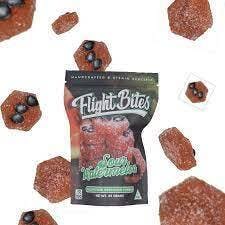 FLIGHT BITES SOUR WATERMELON ROSIN GUMMIES 100MG