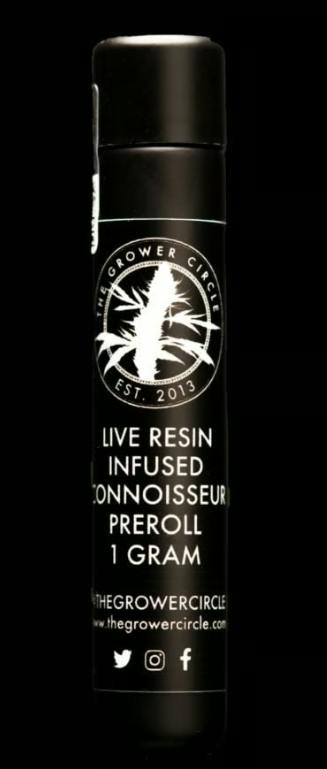 GROWERS CIRCLE BADA BING LIVE RESIN INFUSED PREROLL 1G