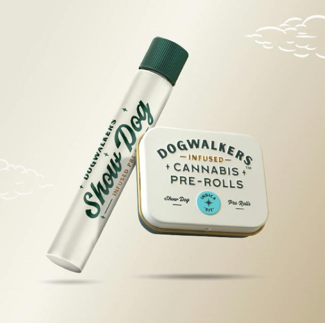 Dogwalkers Zack's Cake x Slapz Show Dog Infused Preroll - 1 g at Greenleaf Wellness Cannabis Weed Dispensary Reno