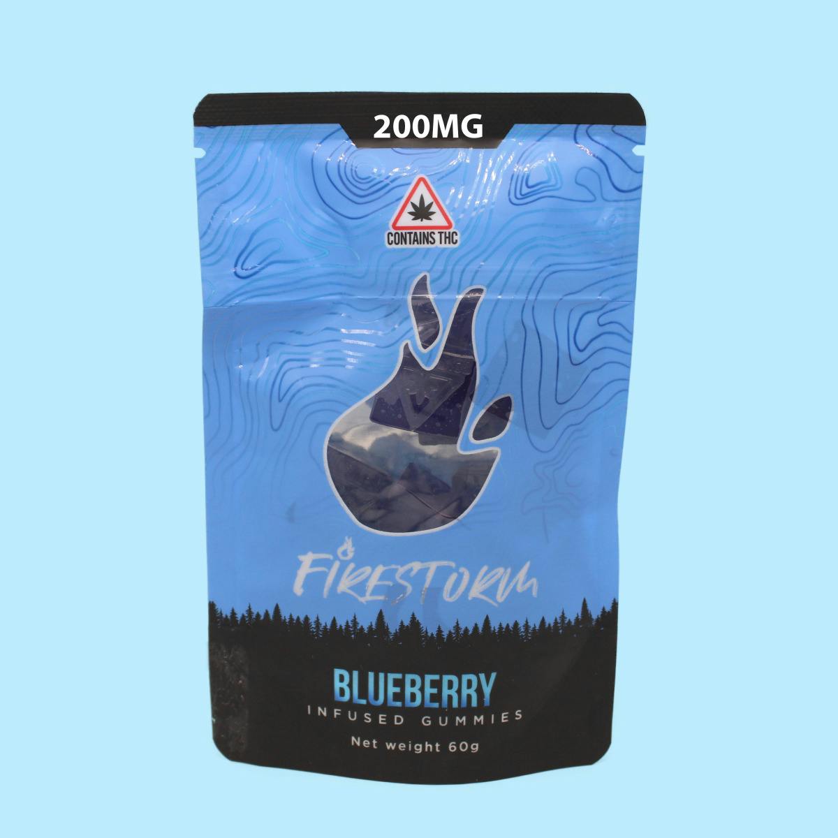 Firestorm Labs 20PK Gummies 200mg - Blueberry
