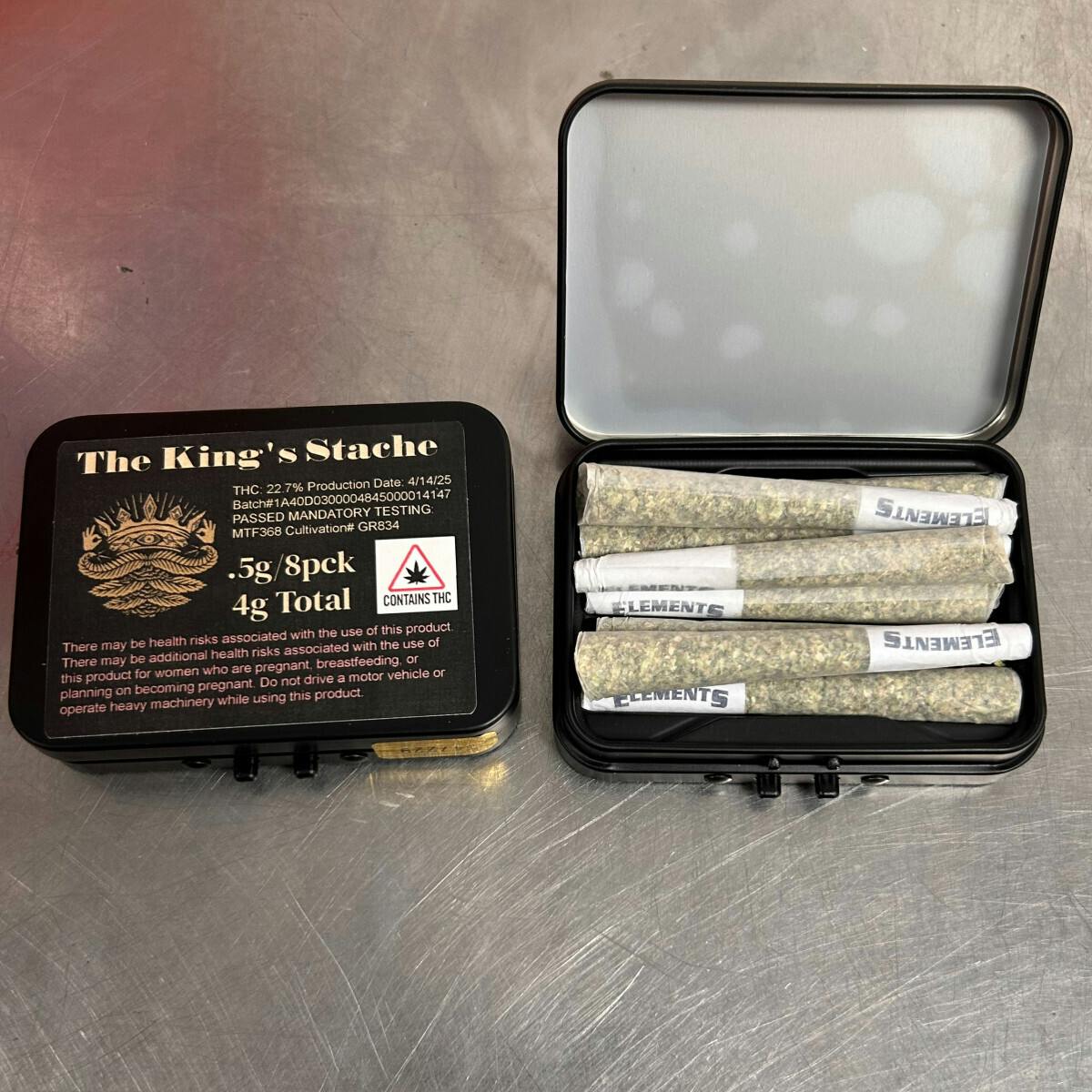 King Stache | 8 Pack .5g Pre-Roll - Jelly Cake