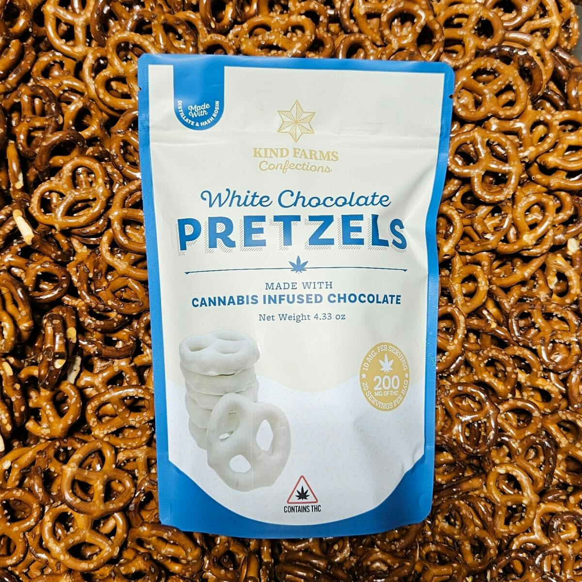 Kind Farms Confections - Classic White Pretzels