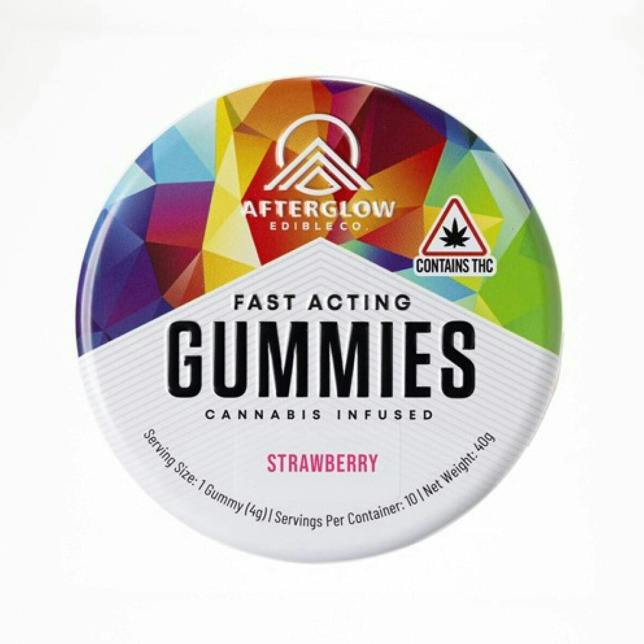 Afterglow - Strawberry Fast Acting Gummies | 200MG