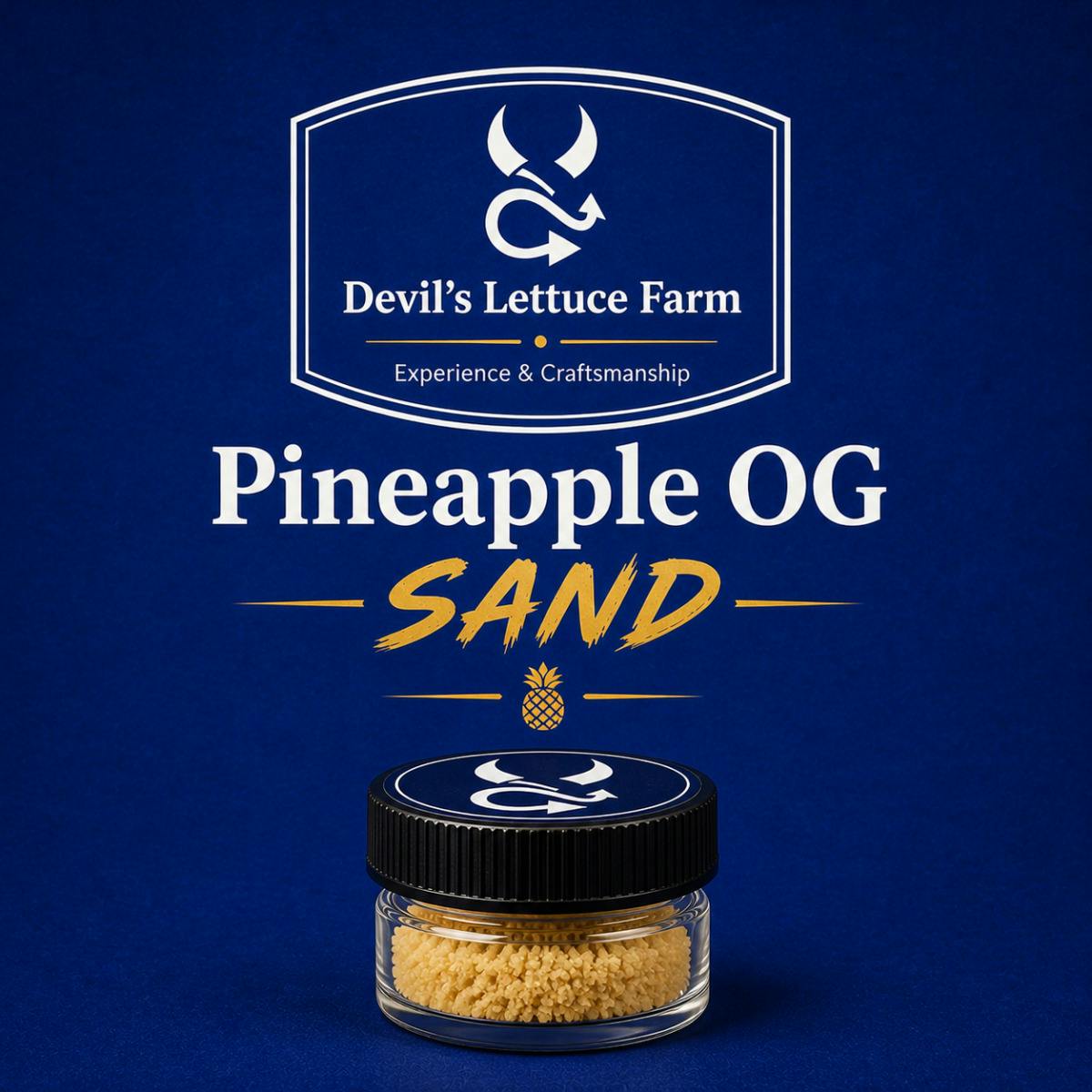 Pineapple OG Sand- 88% THCa with Terpenes | Devil’s Lettuce Farm