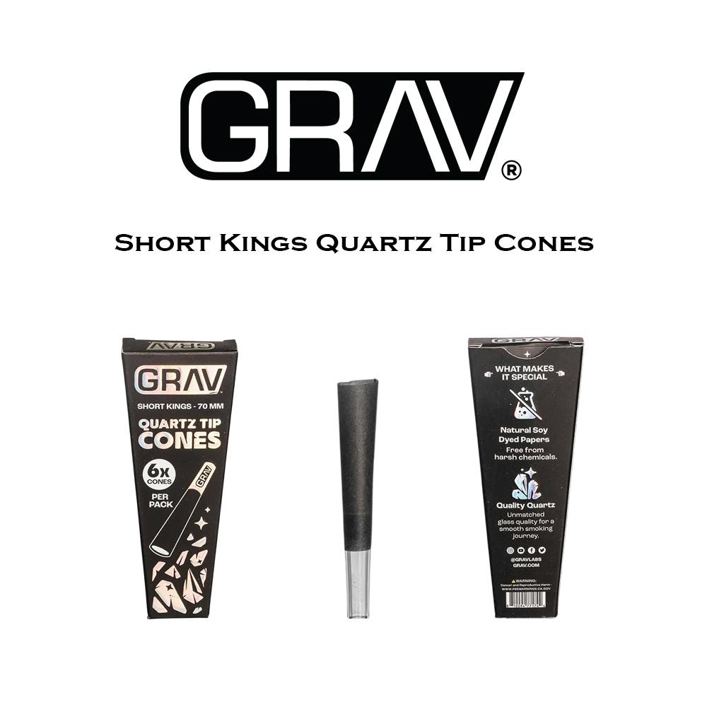 GRAV - Quartz Tip Cones - Short | GRAV - Cones