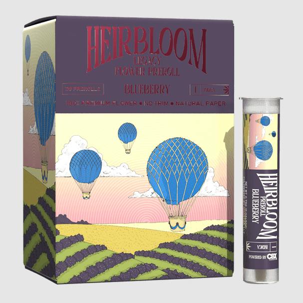 Heirbloom Legacy Flower - Blueberry Pre Roll - .75g
