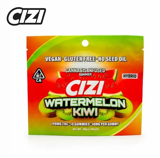 CIZI - WATERMELON: Watermelon Kiwi Gummies 100mg