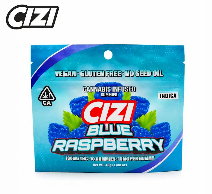 CIZI - Blue: Blue Raspberry Gummies 100mg