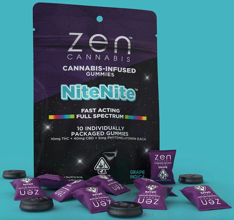 Gummies (10 Pack) | Nite Nite Grape 4:1 CBD:THC
