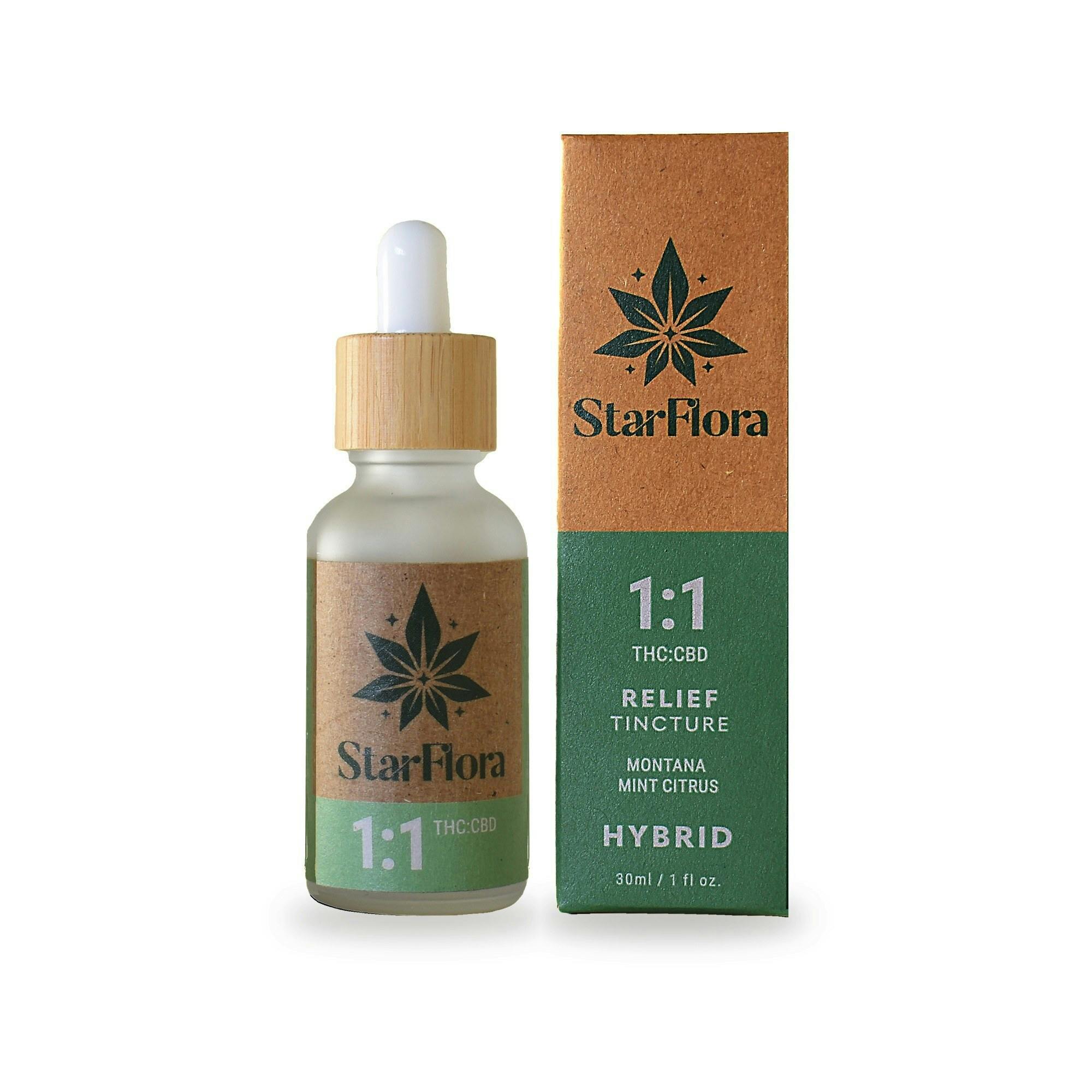 Tincture (1oz) | Mint Citrus | 1:1 THC:CBD