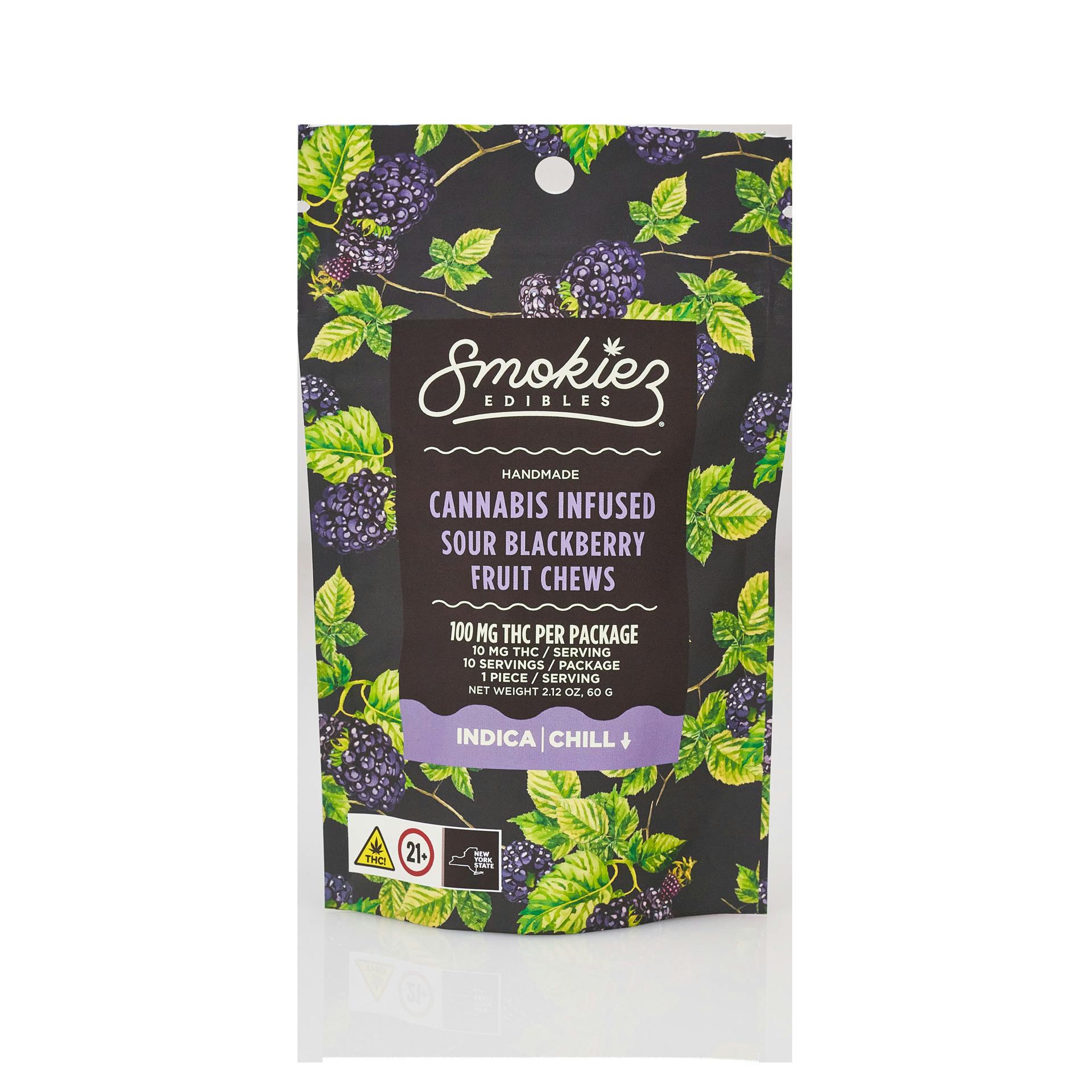 Smokiez Blackberry 10pk 10mg Gummies