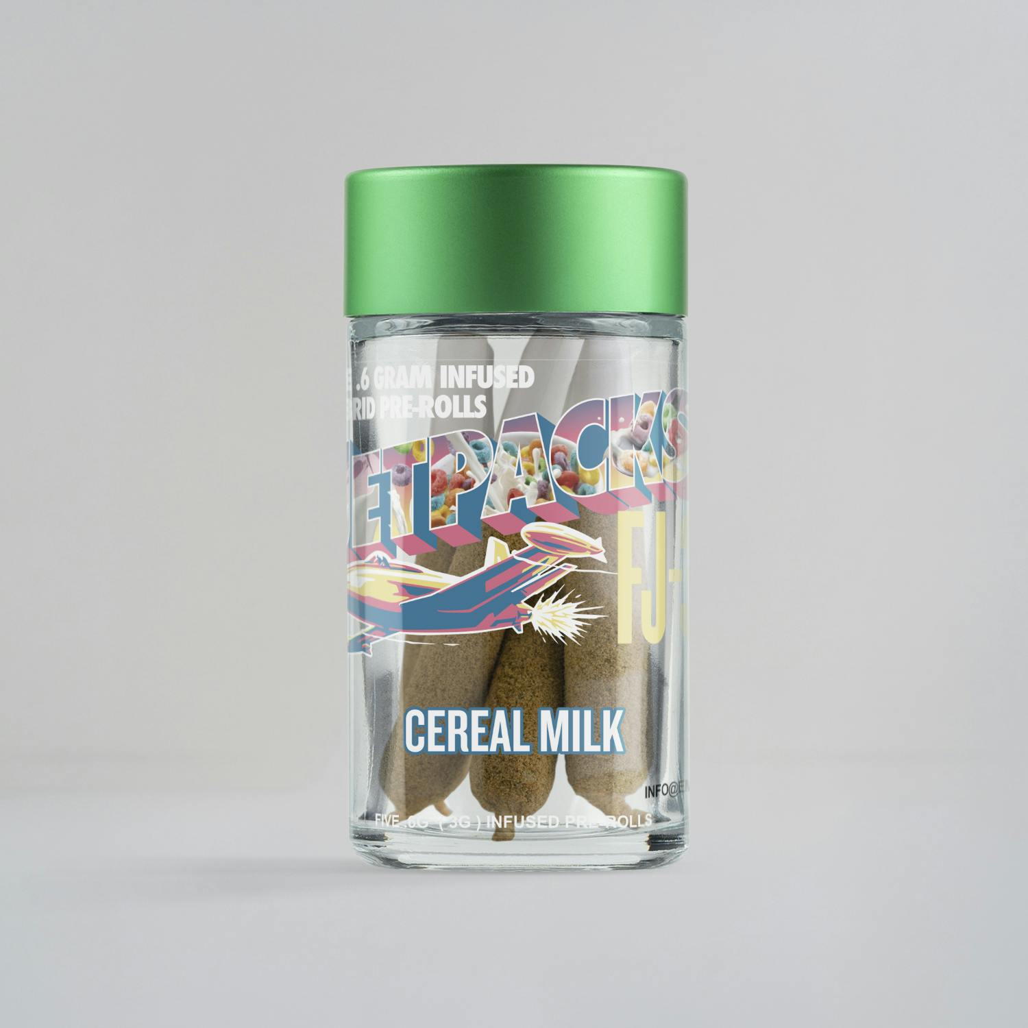 Jetpacks FJ3 Cereal Milk 5pk Infused Preroll 3G