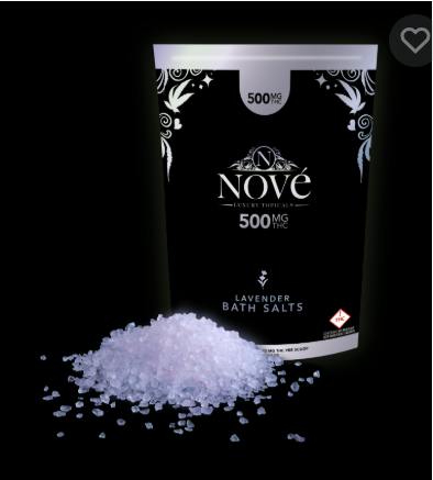 Nové Lavender Bath Salt 1ea 500mg THC